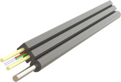 SAMM Cablu fibra optica 2 fibre flat drop SM, 600N, cu sufa, intarziere la flacara, protectie apa, LSZH, int/ext - SAMM 002F-U-(ZN-2P)HT-1x2-A2 (002F-U-(ZN-2P)HT-1x2-A2)