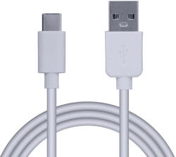 Spacer CABLU alimentare si date SPACER, pt. smartphone, USB 2.0 (T) la Type-C (T), PVC, 2.1A, bulk, 0.5m, alb, "SPDC-TYPEC-PVC-W-0.5" (timbru verde 0.08 lei) (SPDC-TYPEC-PVC-W-0.5)