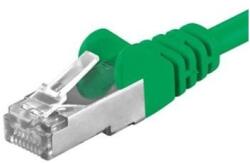 PremiumCord Patchcord SFTP RJ45-RJ45 Cat. 6A, 5m, verde SFTP-6A-5-GN (timbru verde 0.08 lei) (SFTP-6A-5-GN)