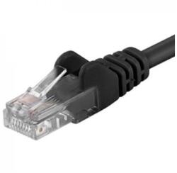 PremiumCord Patchcord UTP RJ45-RJ45 Cat. 5e 0.25m, negru, "UTP-5E-0.25-BK" (timbru verde 0.08 lei) (UTP-5E-0.25-BK)