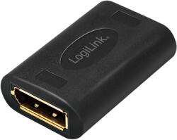 LogiLink ADAPTOR video LOGILINK, DisplayPort (M) la DisplayPort (M), conectori auriti, rezolutie maxima 8K (7680 x 4320) la 60 Hz, plastic, alb, CV0145 (timbru verde 0.03 lei) (CV0145)