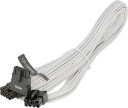 Seasonic 12VHPWR, SS2x8P conectori unghi 90 grade, 600W, PCIe 5.0, Alb SS2X8P-12VHPWR-600W-90-WHITE (SS2X8P-12VHPWR-600W-90-WHITE)