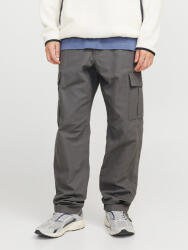 JACK & JONES Pantaloni Bărbați Cargo Relaxed Fit Castlerock Gri 12258150 (12258150)