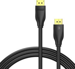 Vention Cablu video Vention, DisplayPort(T) la DisplayPort(T), 5m, rezolutie maxima 8K la 60Hz/4K la 120Hz, conectori auriti, cupru/argint, invelis PVC, negru, HCDBJ (timbru verde 0.80lei) - 6922794762091 (HC