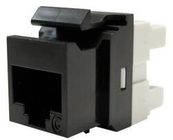 Molex Conector Keystone, 1xRJ45 UTP cat. 6 PowerCat, negru - Molex KSJ-00033-04 (KSJ-00033-04)