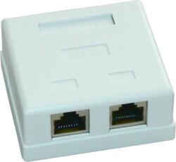Emtex Priza FTP dubla aplicata cat. 5e - EMTEX, EMT-FTP5E-2P-PT (EMT-FTP5E-2P-PT)
