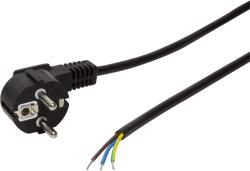 LogiLink CABLU alimentare LOGILINK 1.8m, intrare Schuko, iesire fire fara conector 3 x 0.75mm2, 10A / 2500W, 1.5m, black, CP135 (timbru verde 0.18 lei) (CP135)