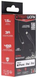 T'nB XTREMWORK power delivery Lightning to USB Type-C cable XCBLTC150 (timbru verde 0.08 lei) (XCBLTC150)