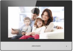 Hikvision MONITOR videointerfon modular HIKVISION, ecran LCD 7 color cu touch screeen, rezolutie ecran 1024 x 600, Wi-Fi 802.11b/g/n, DS-KH6320-WTE1/EU (timbru verde 0.8 lei) (DS-KH6320-WTE1/EU)