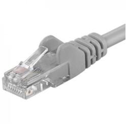 PremiumCord Patchcord UTP RJ45-RJ45 Cat. 5e 0.25m, gri, "UTP-5E-0.25-G" (timbru verde 0.08 lei) (UTP-5E-0.25-G)