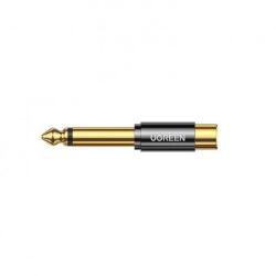 UGREEN ADAPTOR audio Ugreen, AV169 6.35 mm (T) la RCA (M), auriu 80731 - 6957303887316 (80731)
