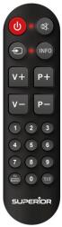 Superior Electronics TELECOMANDA UNIVERSALA Superior, compatibila televizoare Samsung, LG, Philips, Sony, Panasonic, bateriile (2 x AAA) nu sunt incluse, negru SUPTRB014 44503088 (timbru verde 0.08 lei) (SUPTRB014)