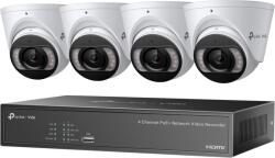 TP-Link KIT VIGI 4MP Full-Color TP-Link Turret IPC & 4 Channel PoE+ NVR KIT + 2TB HDD VIGI NK4P-T4425-2T (timbru verde 2 lei) (VIGI NK4P-T4425-2T) - magazinpc