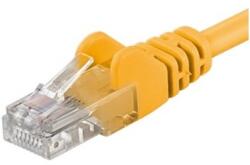 PremiumCord Patchcord UTP RJ45-RJ45 Cat. 5e 15m, galben, UTP-5E-15-Y (timbru verde 0.8 lei) (UTP-5E-15-Y)
