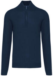 Kariban KA970 MEN'S ZIP NECK JUMPER 2XL (K970-NAVY-XXL-10)