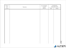 Victoria Paper Nyomtatvány, emelőgépnapló, 25 lap, A5, VICTORIA PAPER, 20 tömb/csomag (KO748) - alter