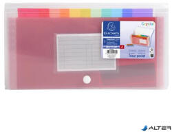 Exacompta Harmonikamappa, 260x140 mm, PP, 7 rekeszes, EXACOMPTA (55398E) - alter