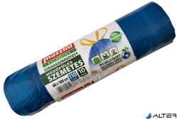 Mazzini Szemeteszsák, újrahasznosított húzófüles, 110 l, 10 db, 60x100 cm, 28 , MAZZINI, kék (104160) - alter