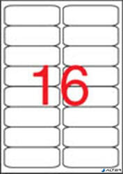 APLI Etikett, univerzális, 99, 1x34 mm, kerekített sarkú, APLI, 1600 etikett/csomag (02418) - alter