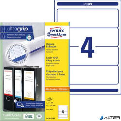 Avery Zweckform Iratrendező etikett, univerzális, 61x192 mm, AVERY ZWECKFORM, 400 etikett/csomag (L4761-100) - alter