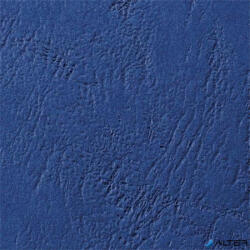 GBC Hátlap, A4, 250 g, bőr mintázat, GBC "LeatherGrain", kék (CE040029)