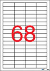 APLI Etikett, univerzális, 48, 5x16, 9 mm, APLI, 6800 etikett/csomag (1282/3128) - alter