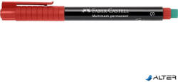Faber-Castell Alkoholos marker, OHP, 0, 4 mm, FABER-CASTELL 'Multimark 1523', piros (152321)