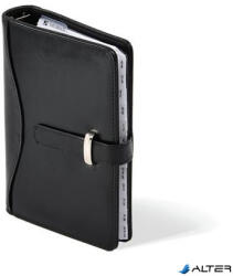 SATURNUS Kalendárium, gyűrűs, betétlapokkal, 'M', műbőr, SATURNUS, '437', fekete (26SM437-003)