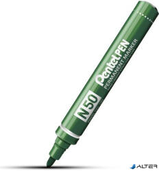 Pentel Alkoholos marker, 2 mm, kúpos, PENTEL "N50", zöld (N50-DE)