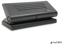 Rapesco Lyukasztó, hatlyukú, 8 lap, fém, RAPESCO 'Diary 66', matt fekete (PF66P0B1)