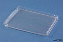  Tető, ételtároló dobozhoz, 500-1000 ml, műanyag, mikrózható, 50 db, "Varia", víztiszta (1020030160)