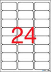 APLI Etikett, univerzális, 64x33, 9 mm, kerekített sarkú, APLI, 2400 etikett/csomag (02409) - alter