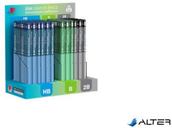 ICO Grafitceruza display, HB, B, 2B, háromszögletű ICO "Süni", sötét pasztell színek (9130047005)