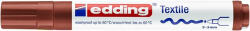 edding Textilmarker, 2-3 mm, kúpos, EDDING "4500", barna (4-4500007)
