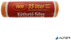TUTI Szemeteszsák, köthető füles, 35 l, 20 db, 50x60 cm, 9 , TUTI, narancssárga (PDP_842) - alter