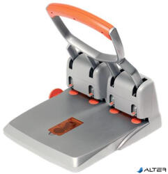 RAPID Lyukasztó, nagyteljesítményű, négylyukú, 150 lap, RAPID 'HDC150/4 Supreme', ezüst/narancs (23223100)