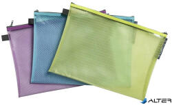 EXACOMPTA Rendszerező tasak, cipzáras, hálós, A4, EXACOMPTA "Pop'NCo", vegyes (38150E) - alter