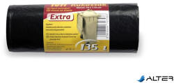 TUTI Szemeteszsák, extra erős, 135 l, 10 db, 70x110 cm, 27 , TUTI "Extra", fekete (PDP_024) - alter