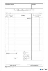 Victoria Paper Nyomtatvány, pénztárgép napi bevételének módosító tételei, 25x2, A5, VICTORIA PAPER "B. 22-31", 10 tömb/csomag (B.22-31/V) - alter