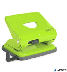 Rapesco Lyukasztó, kétlyukú, 25 lap, fém, RAPESCO '825', zöld (1361)