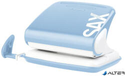 ICO Lyukasztó, kétlyukú, 20 lap, SAX "Design", világoskék (3283) - alter