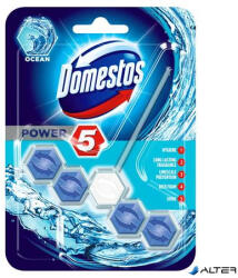 Domestos WC frissítő blokk, 1 db-os, DOMESTOS "Power 5", óceán (64389552/68604699) - alter