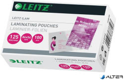 LEITZ Meleglamináló fólia, 125 mikron, 54x86 mm, fényes, LEITZ 'iLam (33810)