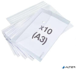 Rapesco Irattartó tasak, A3, PP, patentos, RAPESCO "Eco", áttetsző (1817) - alter