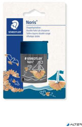 STAEDTLER Hegyező, kétlyukú, tartályos, STAEDTLER "512", óceán (512 003BK) - alter