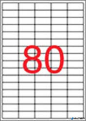APLI Etikett, univerzális, 35, 6x16, 9 mm, eltávolítható, kerekített sarkú, APLI, 2000 etikett/csomag (10199) - alter