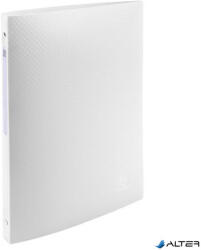 Exacompta Gyűrűs könyv, 4 gyűrű, 20 mm, A4, PP, címkével, EXACOMPTA, fehér (51185E) - alter