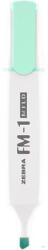 Zebra Szövegkiemelő, 3, 5 mm, ZEBRA "FM-1 Mild", kékeszöld (55508) - alter