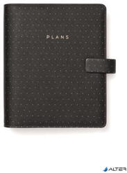 FILOFAX Kalendárium, gyűrűs, betétlapokkal, A5, FILOFAX 'Moonlight', fekete (FX-022655)