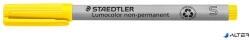 STAEDTLER Alkoholmentes marker, OHP, 0, 4 mm, STAEDTLER 'Lumocolor® 311 S', sárga (311-1)